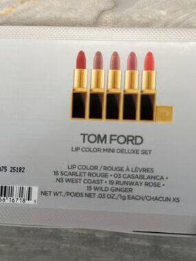 Tom For Lip Color Mini Deluxe Set NWT